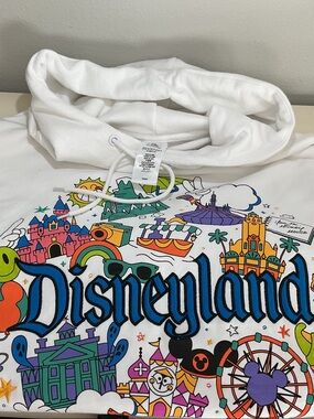 Disneyland Play at the Park white hooded sweatshirt